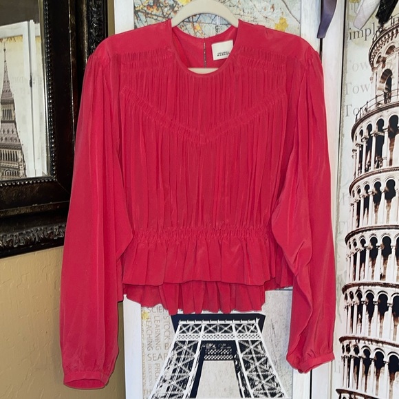 Isabel Marant Nelino Silk Blouse - Picture 3 of 9